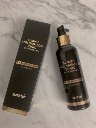 썸헤어 / SUMHAIR 썸헤어 써밋 안티 헤어로스 토닉 — 5점을 준 리뷰어가 2021년 5월 올린 사용 사진