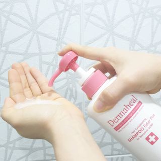 더마힐 헤어 컨디셔닝 샴푸 릴렉스 500ml — 5점을 준 리뷰어가 2021년 3월 올린 사용 사진