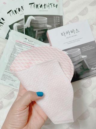 유가이즈 타카바스 버블 바디 워시 패드 4매입 — 5점을 준 리뷰어가 2021년 7월 올린 사용 사진