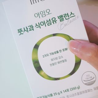 아임오 풋사과 식이섬유 밸런스 젤리 14포 — 5점을 준 리뷰어가 2021년 6월 올린 사용 사진