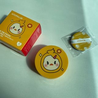 아토팜 톡톡 페이셜 선팩트 SPF43 PA+++ — 4.5점을 준 리뷰어가 2021년 3월 올린 사용 사진