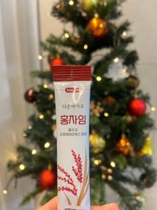 하루 1포로 콜레스테롤, 유산균, 고역가 소화효소까지 한번에 섭취! 다온바이오 홍자임 1개월분(30포) — 5점을 준 리뷰어가 2022년 12월 올린 사용 사진