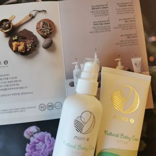 mom e 맘이 내추럴 베이비 케어 크림+바디오일 — 5점을 준 리뷰어가 2021년 1월 올린 사용 사진