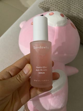 산다화 더블 이펙트 안티 링클 세럼 50ml — 3점을 준 리뷰어가 2022년 10월 올린 사용 사진
