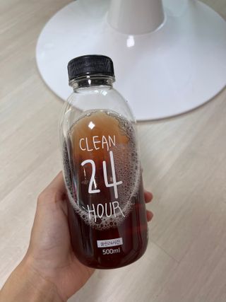 클린24시간 1BOX(5포) + 전용보틀(500ml) — 5점을 준 리뷰어가 2022년 10월 올린 사용 사진
