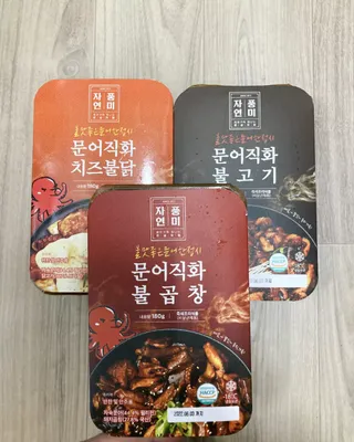 자연풍미 문어직화볶음 3종 (불고기, 불곱창, 치즈불닭) — 5점을 준 리뷰어가 2022년 6월 올린 사용 사진