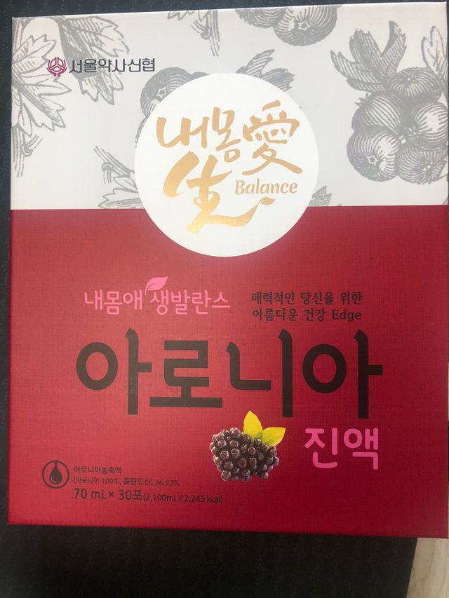서울약사신협_내몸애생발란스아로니아_70ml x 30포 리뷰 사진