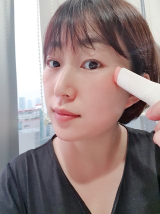 [트윙클라] 안티멜라 수딩 워터밤+안티링클 샤이닝 멀티밤 — 5점을 준 리뷰어가 2022년 6월 올린 사용 사진