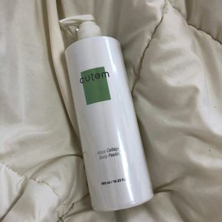 큐템 아쿠아콜라겐 바디필링 — 5점을 준 리뷰어가 2021년 3월 올린 사용 사진