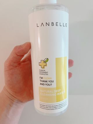 랑벨 내츄럴 딥 클렌징 워터 500ml — 5점을 준 리뷰어가 2022년 6월 올린 사용 사진