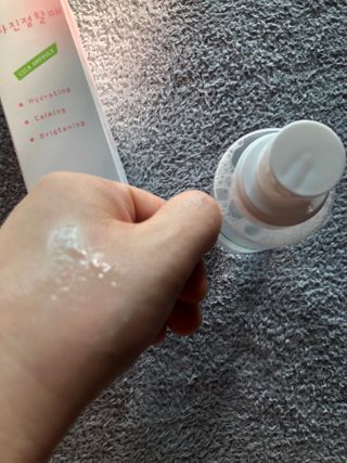 [시카앰플] 묘오한 고마진정할때 진정 스프레이 앰플 150ml — 5점을 준 리뷰어가 2021년 2월 올린 사용 사진