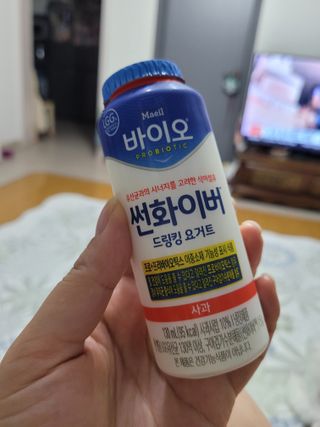 LIVE 매일바이오 썬화이버 드링킹 요거트 — 5점을 준 리뷰어가 2022년 8월 올린 사용 사진