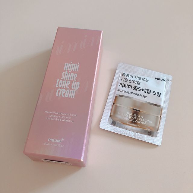 피부미 미미 광채 톤업크림 50ml 리뷰 사진