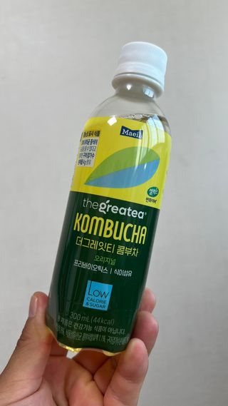 더그레잇티 콤부차 [매일유업] 더그레잇티 44kcal 콤부차 300ml *12개입 (오리지널 6개+베리리치 6개) — 5점을 준 리뷰어가 2023년 8월 올린 사용 사진