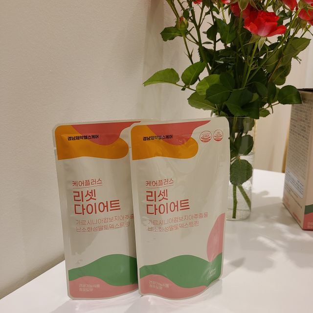 [경남제약헬스케어] 케어플러스 리셋 다이어트 청포도맛 100ml X 5포 (5일분) 리뷰 사진
