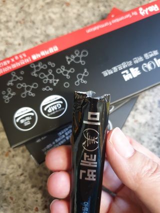 새롬바이오 리생 [미쾌변] 차전자피 식이섬유 건강기능식품 3팩 — 5점을 준 리뷰어가 2021년 6월 올린 사용 사진