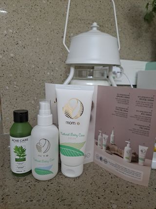mom e 맘이 내추럴 베이비 케어 크림+바디오일 — 5점을 준 리뷰어가 2021년 1월 올린 사용 사진