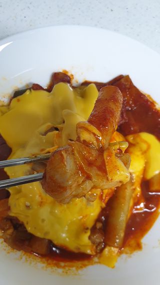 한성기업 무볼레 닭떡볶이+해물떡볶이 2종 세트 — 5점을 준 리뷰어가 2021년 9월 올린 사용 사진