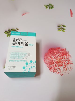 프리마인 유산균 국가지정연구소 선정, 살아있는 생유산균 200억 마리의 힘. 유산균n굿바이옴플러스 — 4점을 준 리뷰어가 2021년 9월 올린 사용 사진