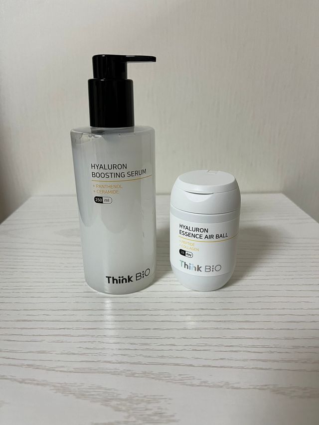 히알루론 에센스 에어볼 28ea/ 부스팅 세럼 250ml 2종 세트 리뷰 사진