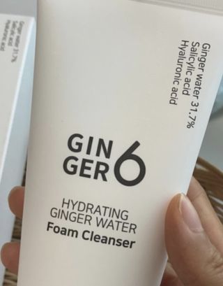 GINGER6 하이드레이팅 진저 워터 폼클렌징 — 5점을 준 리뷰어가 2021년 10월 올린 사용 사진