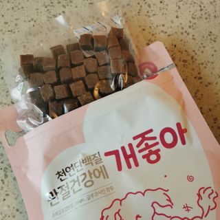 My Pet Care 천연단백질 관절건강에 개좋아 — 5점을 준 리뷰어가 2021년 1월 올린 사용 사진