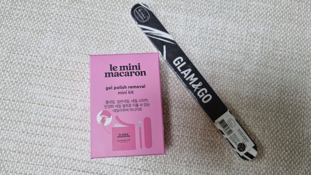 르미니마카롱 젤네일 리무버 미니키트 리뷰 사진