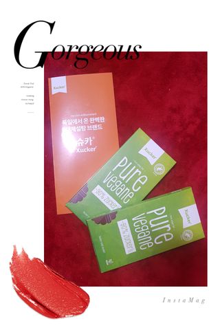 당류2g 자일리톨로 단맛을낸 슈카 퓨어비건 무설탕초콜릿 Xucker vegan 2개입 — 5점을 준 리뷰어가 2021년 4월 올린 사용 사진
