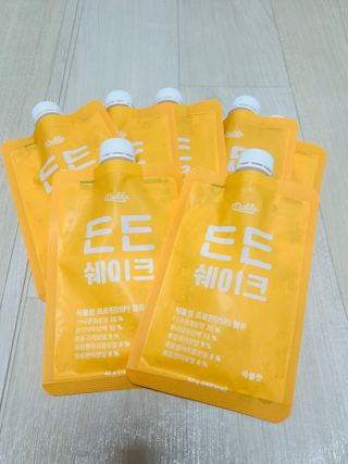 [덜다] 든든 식물성 단백질 쉐이크 40g X 7입 (곡물/딸기) — 5점을 준 리뷰어가 2023년 8월 올린 사용 사진