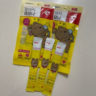 [레모나] 강아지 레모나 강아직 영양 간식 4종 택 1 — 5점을 준 리뷰어가 2024년 1월 올린 사용 사진