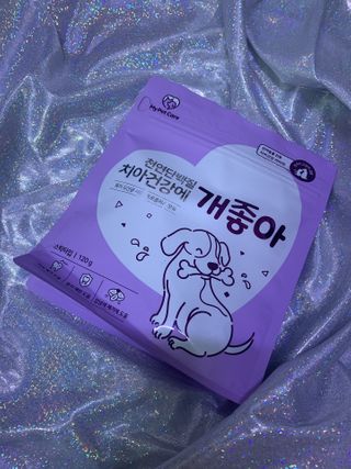 My Pet Care 천연단백질 치아건강에 개좋아 — 2.5점을 준 리뷰어가 2021년 1월 올린 사용 사진