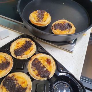 디앙뜨 포르투갈 에그타르트 오리지널 맛+패션후르츠+초콜릿타르트 맛 중 택1 — 5점을 준 리뷰어가 2021년 8월 올린 사용 사진
