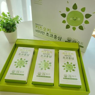 [이뮤니티플러스]우리아이 면역오키, 건강오키 _ 키즈오키 비타민초코홍삼 10포 1box — 5점을 준 리뷰어가 2022년 5월 올린 사용 사진