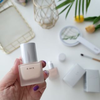 [RMK] 메이크업 베이스 + 리퀴드 파운데이션 — 4점을 준 리뷰어가 2021년 3월 올린 사용 사진