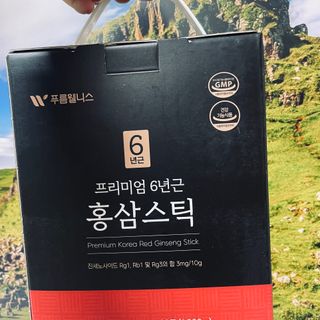 [푸름웰니스] 프리미엄 6년근 홍삼스틱 3mg x 100포 — 5점을 준 리뷰어가 2022년 4월 올린 사용 사진