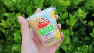 돌 MF[Dole] 파인애플컵/망고컵/복숭아컵 198g 6입X1박스 (맛 1가지 랜덤 발송) — 5점을 준 리뷰어가 2024년 5월 올린 사용 사진