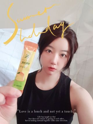 비타앤C 레몬맛, 망고맛 — 5점을 준 리뷰어가 2021년 6월 올린 사용 사진