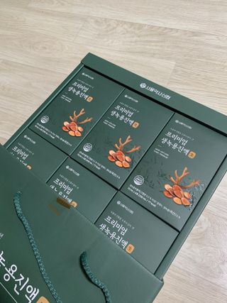서울약사신협 약사신협_생녹용 진액_70ml x 30포 — 5점을 준 리뷰어가 2021년 7월 올린 사용 사진
