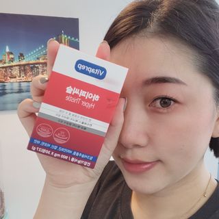 뉴트리션팩토리 비타프렙 하이퍼씨슬 밀크씨슬 900mg — 5점을 준 리뷰어가 2021년 10월 올린 사용 사진