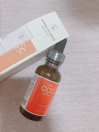 더마 사이언스 비타민 CCC 앰플 기미 브라이트닝 세럼 30ml — 5점을 준 리뷰어가 2021년 8월 올린 사용 사진