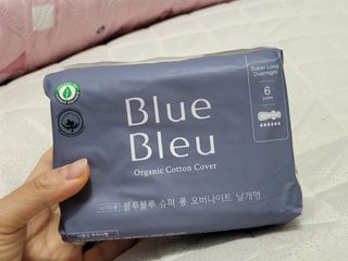 블루블루 유기농 순면 커버 생리대 — 5점을 준 리뷰어가 2021년 1월 올린 사용 사진