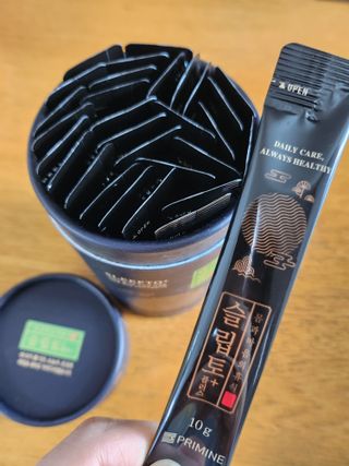 프리마인 자체 기업부설 연구소에서 찾아낸 건강한 수면의 비밀.  슬립토 플러스 30포 — 5점을 준 리뷰어가 2022년 9월 올린 사용 사진