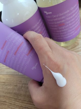 빅그린 베이비라인 3종세트 - 샴푸앤바디워시500ml,올인원로션500ml,바디크림170ml — 5점을 준 리뷰어가 2022년 11월 올린 사용 사진