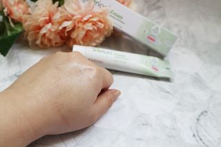 건선/아토/습진/민감성 피부 천연보습진정크림 소리온 크림 & 센시티브 크림 50g — 5점을 준 리뷰어가 2022년 1월 올린 사용 사진