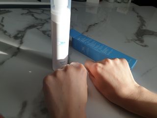 셀바이져 지우개 미스트 피부 보호 입주변 트러블 진정 케어 아기 안개분사 미스트 — 3점을 준 리뷰어가 2021년 1월 올린 사용 사진