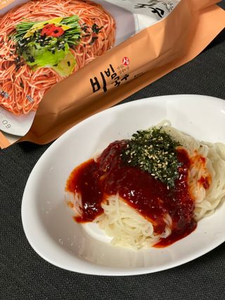[한면원] 비빔국수 2인분 — 5점을 준 리뷰어가 2022년 8월 올린 사용 사진