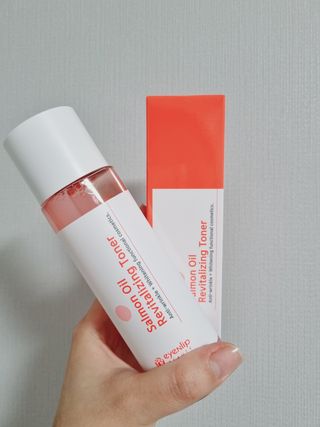 아이앤립 / EYENLIP 아이앤립 연어오일 리바이탈라이징 토너+앰플+크림 3종 세트 — 5점을 준 리뷰어가 2021년 5월 올린 사용 사진