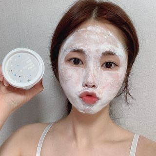 리더스코스메틱 리더스 밀크 스폰지 마스크 — 4점을 준 리뷰어가 2021년 7월 올린 사용 사진