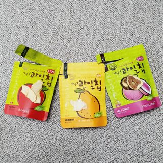 아비삭과일칩 5종 /딸기,사과,배,귤,무화과 5종 — 5점을 준 리뷰어가 2021년 3월 올린 사용 사진