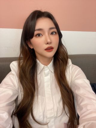 렌시스 LENSSIS [ 렌시스 ] 브라운 써클링의 영롱한 색감 ＃위썸초코 1개월용 ｜ 2직경 중 택1 ｜ — 4점을 준 리뷰어가 2021년 5월 올린 사용 사진
